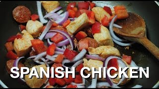 SPANISH CHICKEN  Student Recipes [upl. by Ettedanreb]