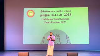 Standup Comedy Routine I Tamil Koottam 2023 I Oklahoma Tamil Sangam I Thamizharasan [upl. by Lotz]