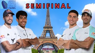 GREENWEEZ PARIS MAJOR  GalanChingotto vs Di NennoLebron Semifinal  PREMIER PADEL 2024 [upl. by Nodal]