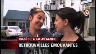 Des retrouvailles émouvantes à LacMégantic [upl. by Nywra659]