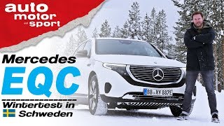 Mercedes EQC 2019 Wintertest in Schweden  Bloch erklärt 56  auto motor amp sport [upl. by Wendye]