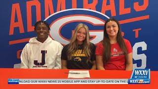 Three Gulfport High student athletes are heading to the next level [upl. by Humo601]