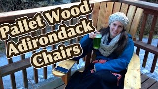 Making Adirondack Chairs Out of Pallets [upl. by Verine128]