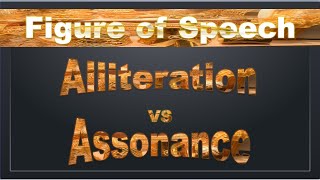 Edutainment World  Alliteration vs Assonance [upl. by Nosirb421]