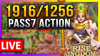 1916 amp 1256 Pass7 Action🔥 Egg event 🔴 C11200 2  Rise of Kingdoms ROK Fleisch [upl. by Nalloh655]