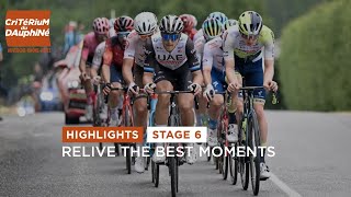 Highlights  Stage 6  Dauphiné 2023 [upl. by Glanti]