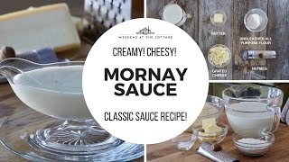 MORNAY SAUCE  A creamy cheesy white sauce [upl. by Aphrodite]