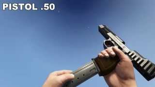 GTA V PC ALL WEAPONS IN SLOW MOTION FPP 60 FPS PC MAX DETAILS FULL HD 60 FPS [upl. by Yenmor]