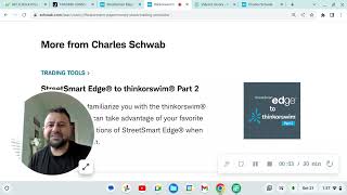 Bye Bye StreetSmart Edge Trading Platform amp Hello 👋 ThinkorSwim With Charles Schwab [upl. by Aguayo]