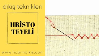 El Dikişleri  Hristo Teyeli Balıksırtı  Dikiş Teknikleri [upl. by Eek254]