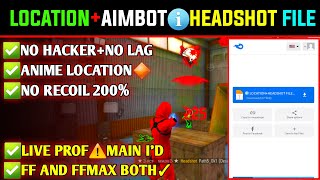 AUTO HEADSHOT CONFIG FILE FREE FIRE 2024  FREE FIRE HEADSHOT FILE [upl. by Anirbak]