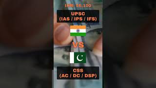 SALARY UPSC 🇮🇳 Vs CSS 🇵🇰 [upl. by Ainaznat708]