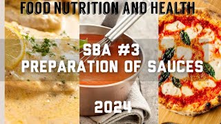 SBA 3 Explained  Food Nutrition and Health  2024 [upl. by Hance]