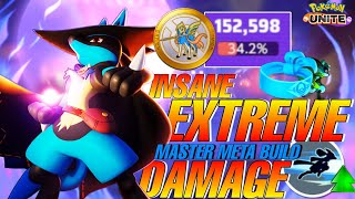 KING LUCARIO GIVES 152K DAMAGE WITH THIS INSANE EXTREME RUSH META BUILD😳🔥  Pokemon Unite [upl. by Lytsirk341]