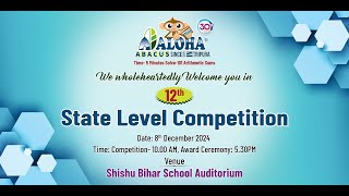 12th ALOHA State Level Competition 2024 [upl. by Tania]