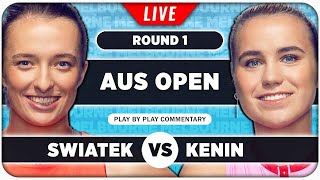 SWIATEK vs KENIN • Australian Open 2024 • LIVE Tennis PlaybyPlay Stream [upl. by Seyer]