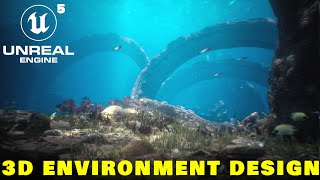 Unreal Engine 5 Underwater Scene Tutorial  lynkoLight [upl. by Pittman]