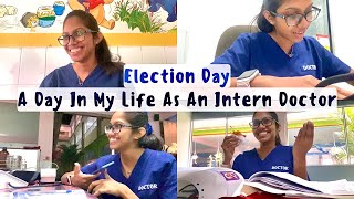 Vlog 🗳️ A Day In My Life As An Intern Doctor 👩‍⚕️ [upl. by Gaivn]