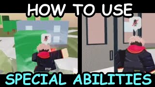 How To Use Special Abilities in Jujutsu Shenanigans [upl. by Youlton]