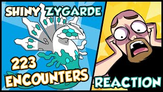 Shiny Zygarde All Formes Reaction  223 Encounters  Pokemon Sword [upl. by Corvin]