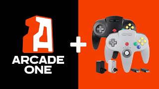 Using N64 Style Controllers With ArcadeOne [upl. by Llemar]