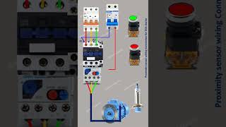 proximity sensor wiring connection with DOL starter  Dol starter [upl. by Jorie]