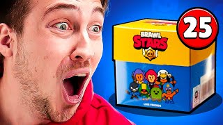 MEGA BOX NYITÁS A VALÓSÁGBAN  25 Brawl Stars Figura Nyitás [upl. by Damon443]