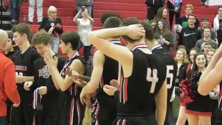 Clearfield Bison Basketball Team Celebrates D9 Championship [upl. by Abla490]