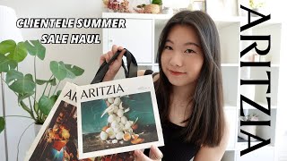 ARITZIA TRY ON HAUL ✨  Aritzia Clientele Sale 2024 [upl. by Puduns]