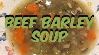 Beef Barley Soup  Beef Barley Soup Recipe [upl. by Inohtna389]