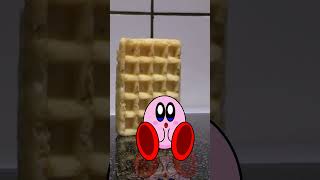 waffle falling over kirby funny animation memes kirby animationmeme cute shorts [upl. by Pressey588]