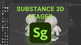 How To ShowHide Grid Substance 3D Stager [upl. by Falda]