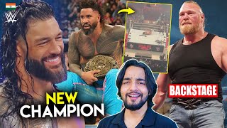 WOW😮The Bloodline REUNION PLAN Roman Reigns amp Jey Uso Brock Lesnar Backstage [upl. by Irelav]