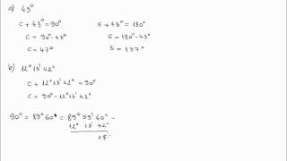 Determinati complementul si suplementul unghiurilor 6f22 [upl. by Mella260]