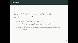 Lecture 10 Classical Logic and Continuations [upl. by Aneelehs]