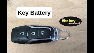 Ford Mondeo Edge Explorer Mustang Key Battery Proximity Fob HOW to Change [upl. by Kcir]