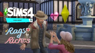 เก็บเงินขอหนุ่มแต่งงาน 💍 the sims 4 rags to riches ep10 [upl. by Rodina]