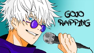 Gojo Rapping in the Prison Realm jujutsukaisen gojo gojosotaru singing rapping jjk aicover [upl. by Enelkcaj]