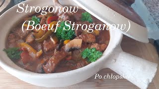 Strogonow boeuf stroganow [upl. by Aldrich]