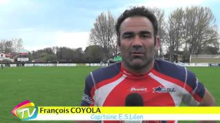 Rugby  Soustons  Léon 6 Avril 2016 [upl. by Odnumde737]