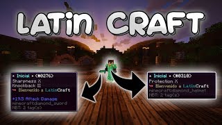 LatinCraft Survival OP  Servers De Minecraft 18 No Premium 1 [upl. by Ainesej]