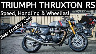 Amazing Triumph Thruxton RS 2022 The Best Cafe Racer [upl. by Nidya]