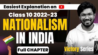 Nationalism in INDIA Easiest One Shot Lecture  Class 10 History SST 202223  Padhle [upl. by Kamal627]