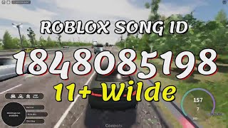 11 Wilde Roblox Song IDsCodes [upl. by Aciruam]