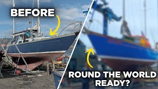 Restoring Our 50 Year Old Yacht in 6 Months  Start to Finish [upl. by Habeh]