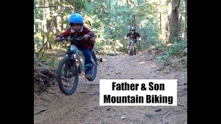 Father amp Son Mountain Biking in Squamish [upl. by Ishmul]