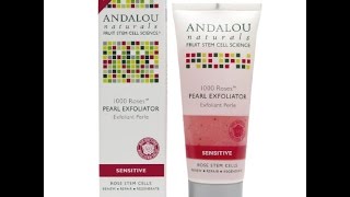 Andalou Naturals 1000 Roses Pearl Exfoliator [upl. by Nare676]