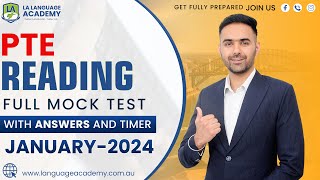 PTE Reading Full Mock Test with Answers  January 2024  Language academy PTE NAATI IELTS Experts [upl. by Eciened]