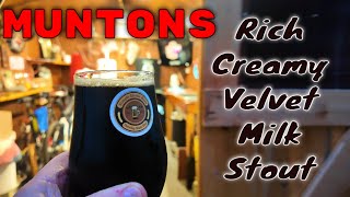 Experience The Rich Creamy Goodness Of Muntons Premium Range Milk Stout Tasting [upl. by Petula]