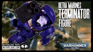 McFarlane Toys Warhammer 40000 Ultra Marine Terminator Figure TheReviewSpot [upl. by Niatsirhc149]